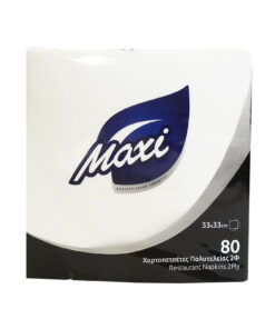 Χαρτοπετσέτα 33x33 λευκή πολυτελείας δίφυλλη 2240τεμ