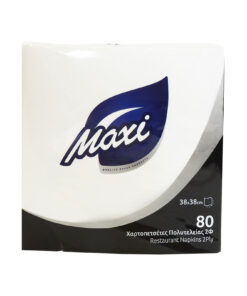 Χαρτοπετσέτα 38x38 λευκή δίφυλλη 2240τεμ