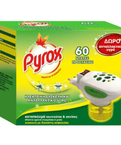 Υγρό για κουνούπια με συσκευή 2 σε 1 PYROX