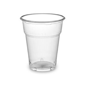 Ποτήρι πλαστικό 400ml διάφανο 50τεμ