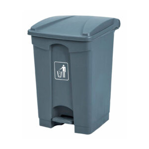 Κάδος απορριμμάτων γκρι με πετάλ 70lt