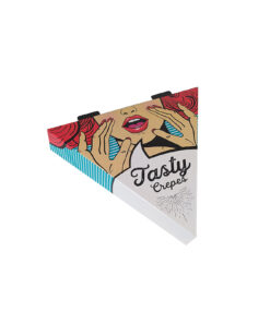 Κουτί κρέπας τρίγωνο χάρτινο μεταλ /kg