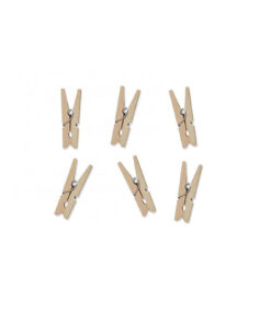 Μανταλάκι ξύλινο κοκτέιλ 100τεμ