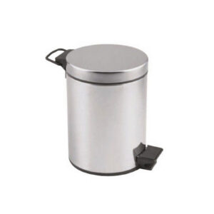 Χαρτοδοχείο inox με πενταλ 12lt