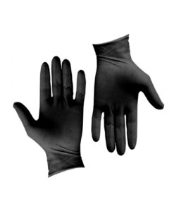 Γάντια Latex μαύρο 100τεμ